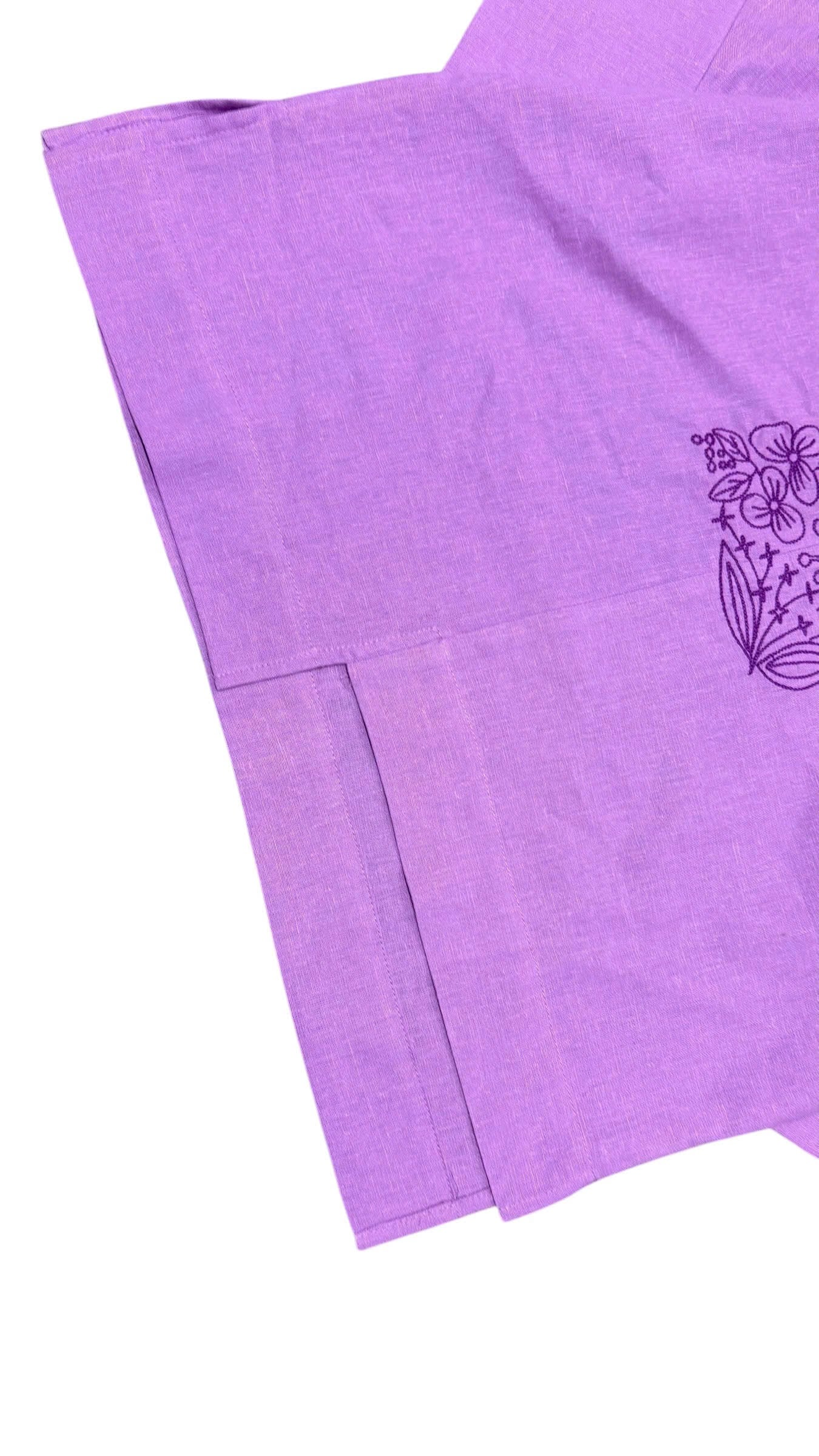 L136->141 - Áo Linen Thêu chữ nhật
