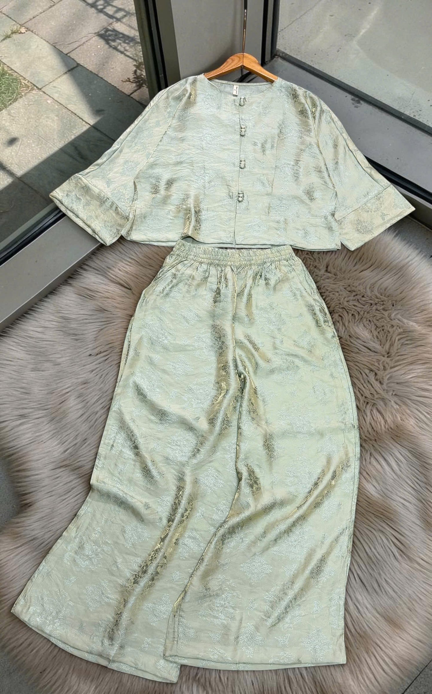 L26 - Set Pháp Phục Tencel Tay Liền | Kèm Quần. Final sale (no return/exchange).
