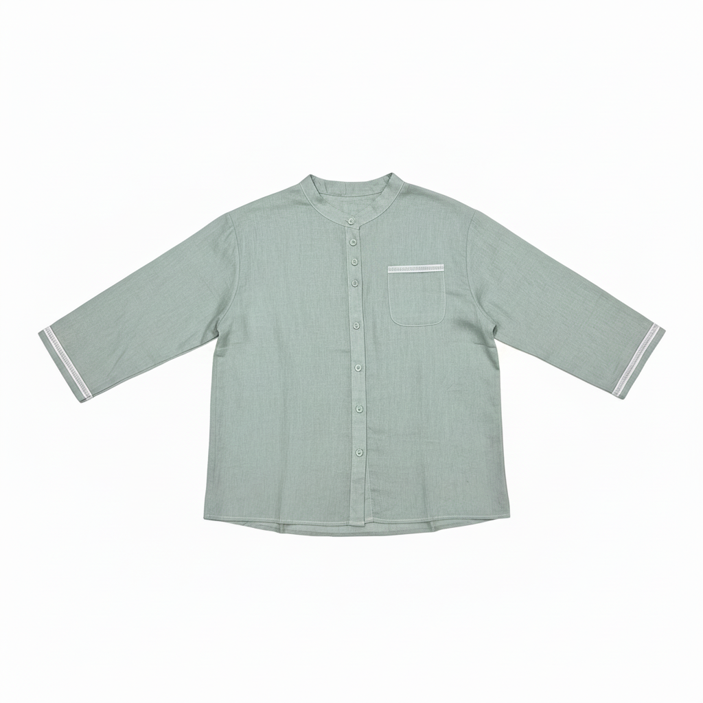 L51/69/74 - 100% Linen 3/4 Sleeves