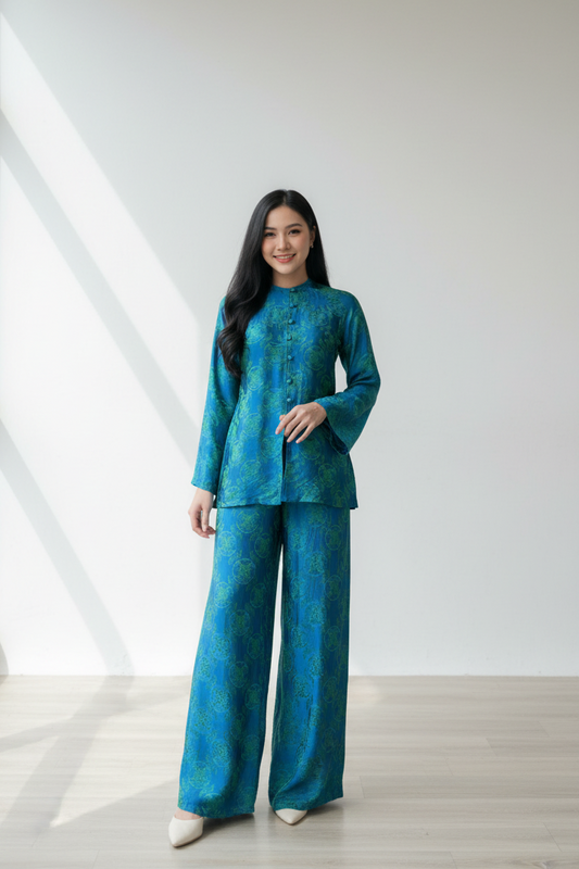 B02 - Set Bà Ba Lụa Tơ Tằm Nha Xá