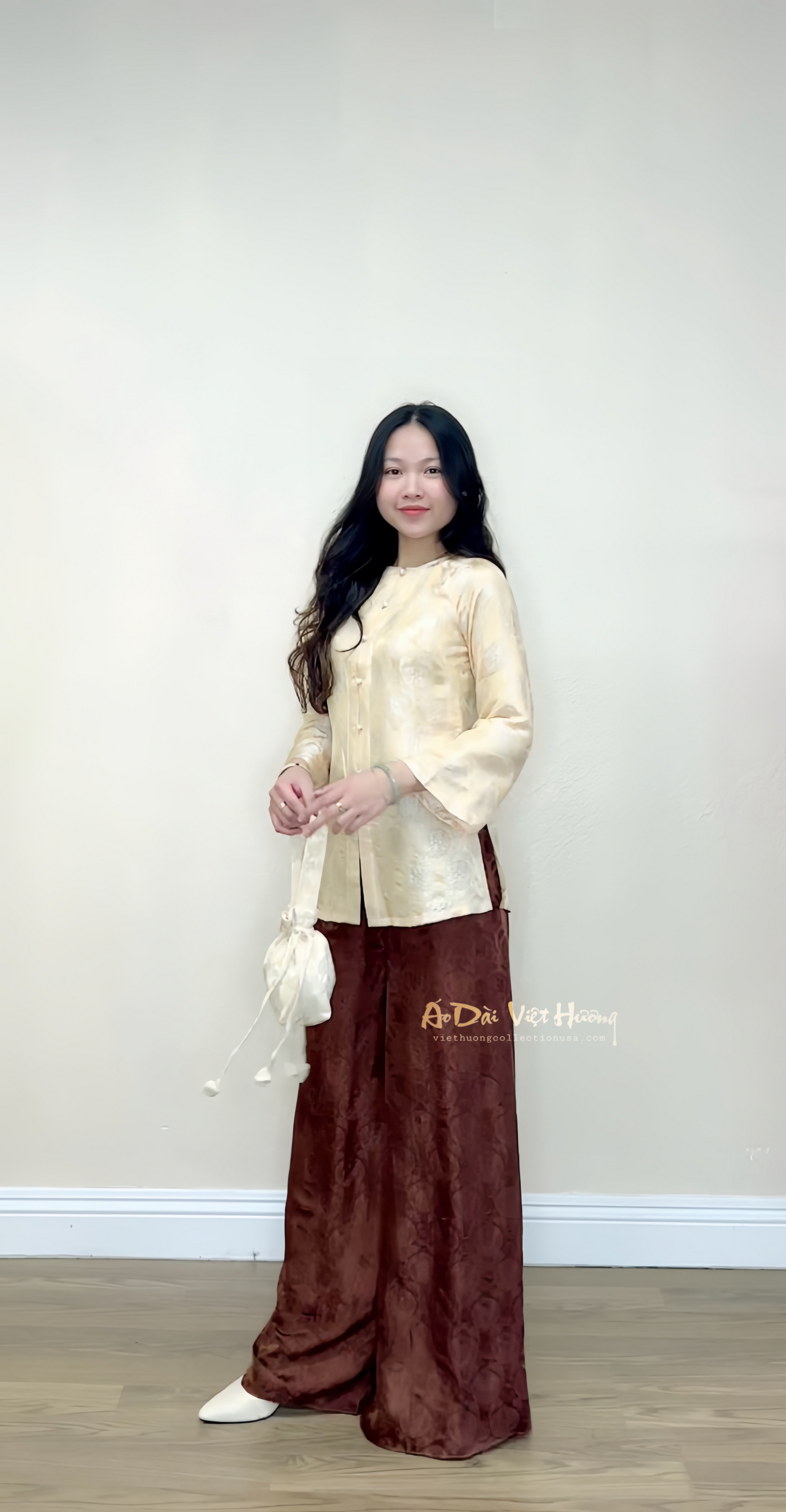 B3 - Set Bà Ba Tơ Tằm Nha Xá (kèm quần)