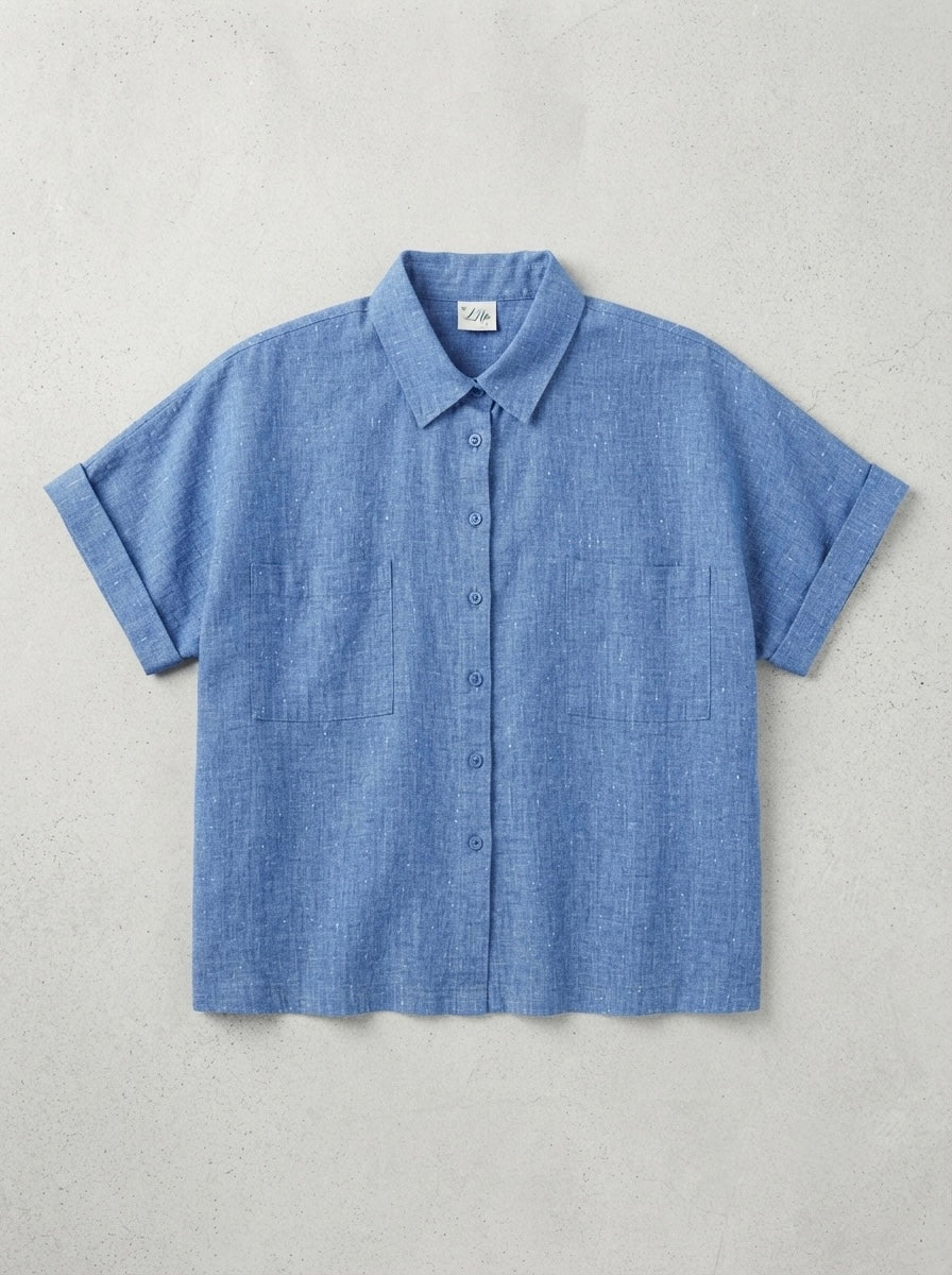 L171->173 - 100% Linen Short Sleeves