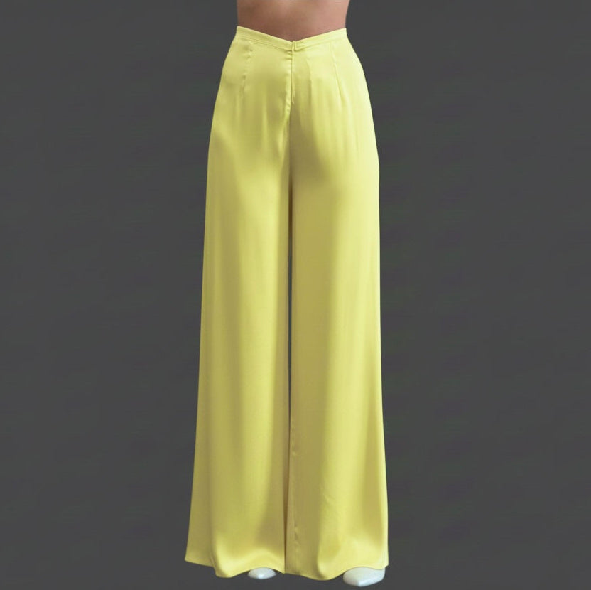 R23 - Yellow Ánh Sao Silk Regular Pants