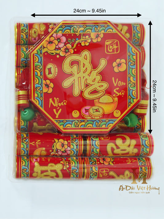T46 - X-Large Firecrackers Hanging Decorations (Dây Treo Pháo Lớn)
