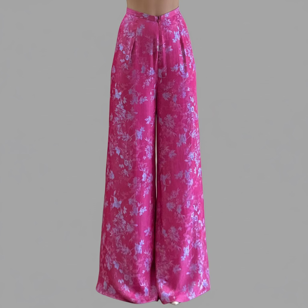 R5 - Regular Pants Gấm Pink/Blue