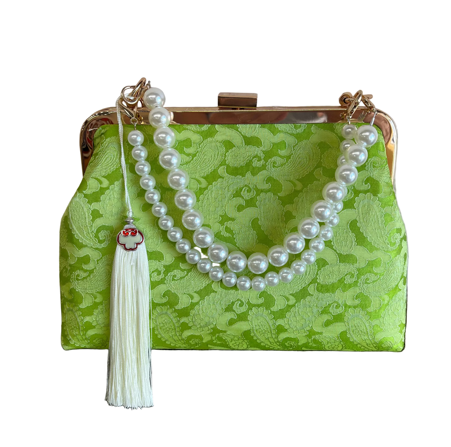 T8 - Handmade Bag Nha Xá Silk Bright Green
