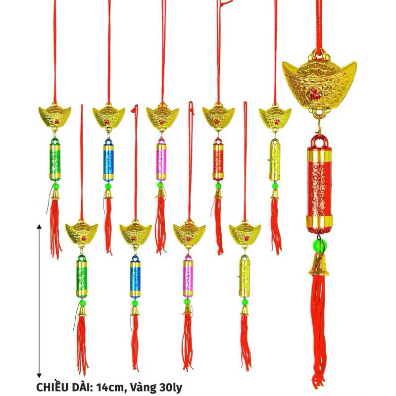 T47 - Dây Pháo Treo túi vàng - 10 dây