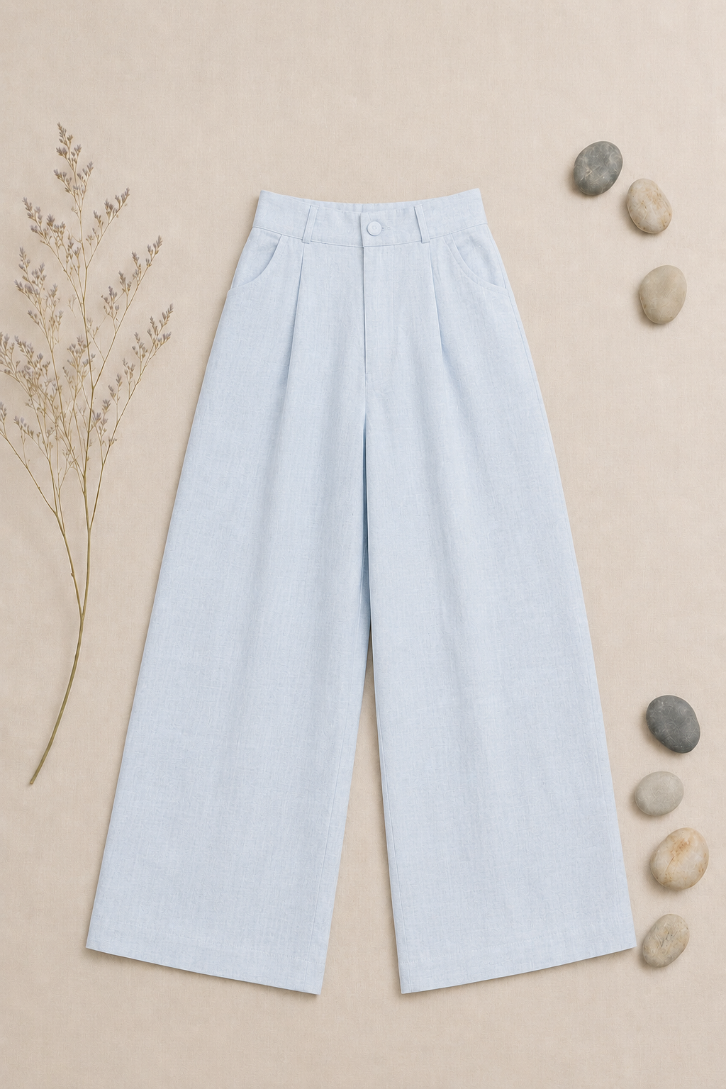 L119->135 - Quần Linen Châu Âu Suông Ống Đứng