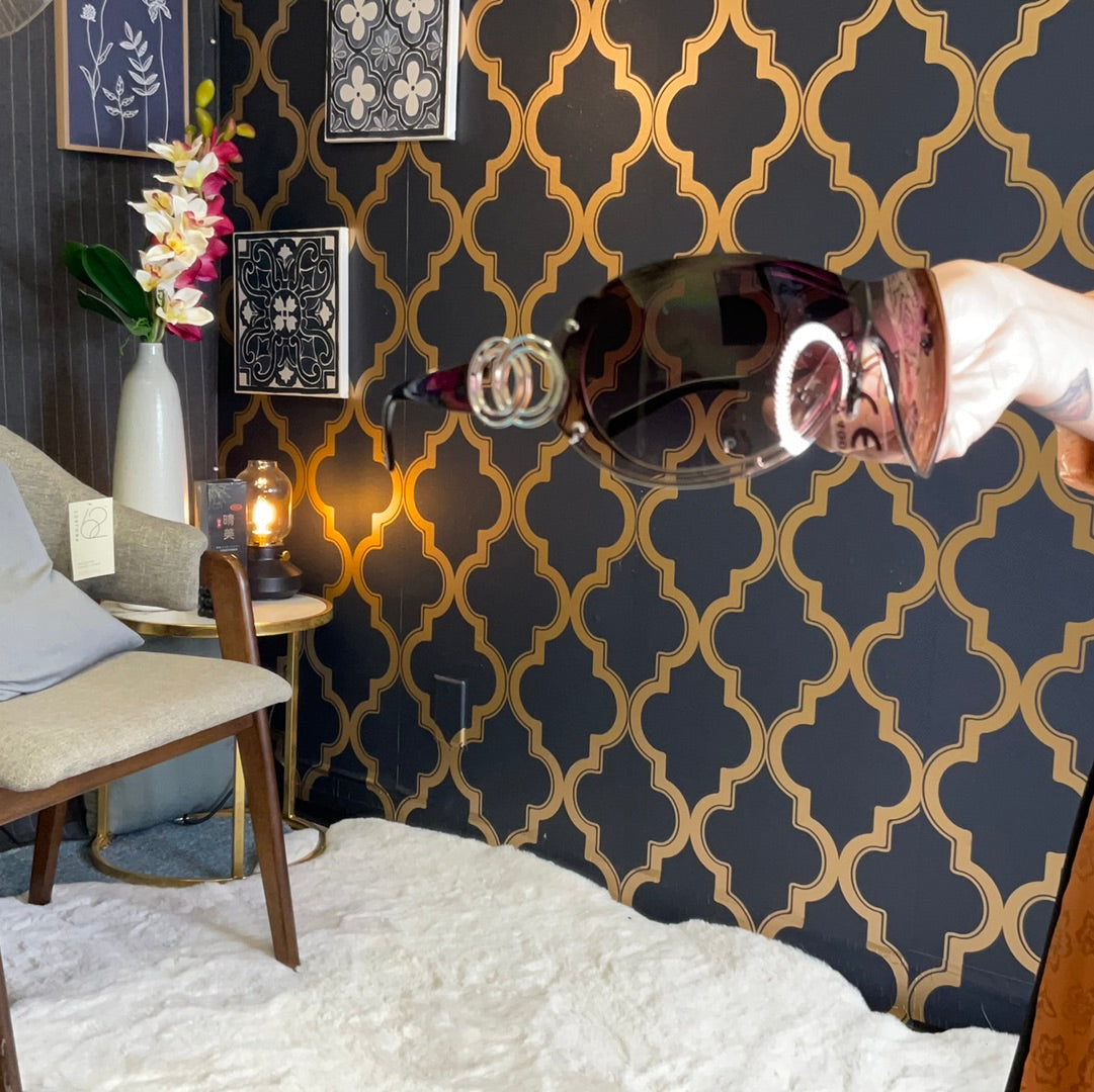 973 - Kính mát tím đen 2