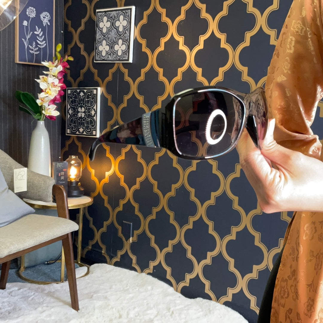 968 - Kính râm đen 1