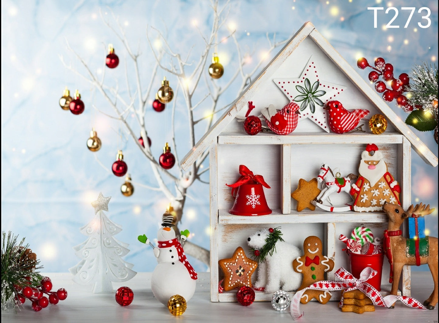 T273 - Christmas Backdrop (Phông nền Giáng Sinh)❗️PRE-ORDER❗️
