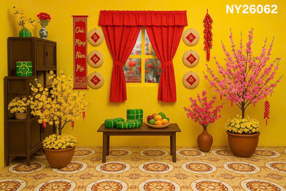 NY26062 - Tet Backdrop (Phông Nền Tết 2026)