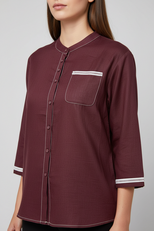 L51/69/74 - 100% Linen 3/4 Sleeves