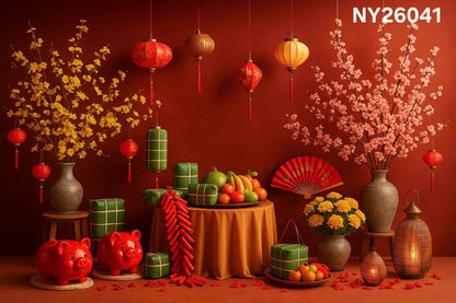 NY26041 - Tet Backdrop (Phông Nền Tết 2026)