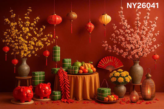 NY26041 - Tet Backdrop (Phông Nền Tết 2026)