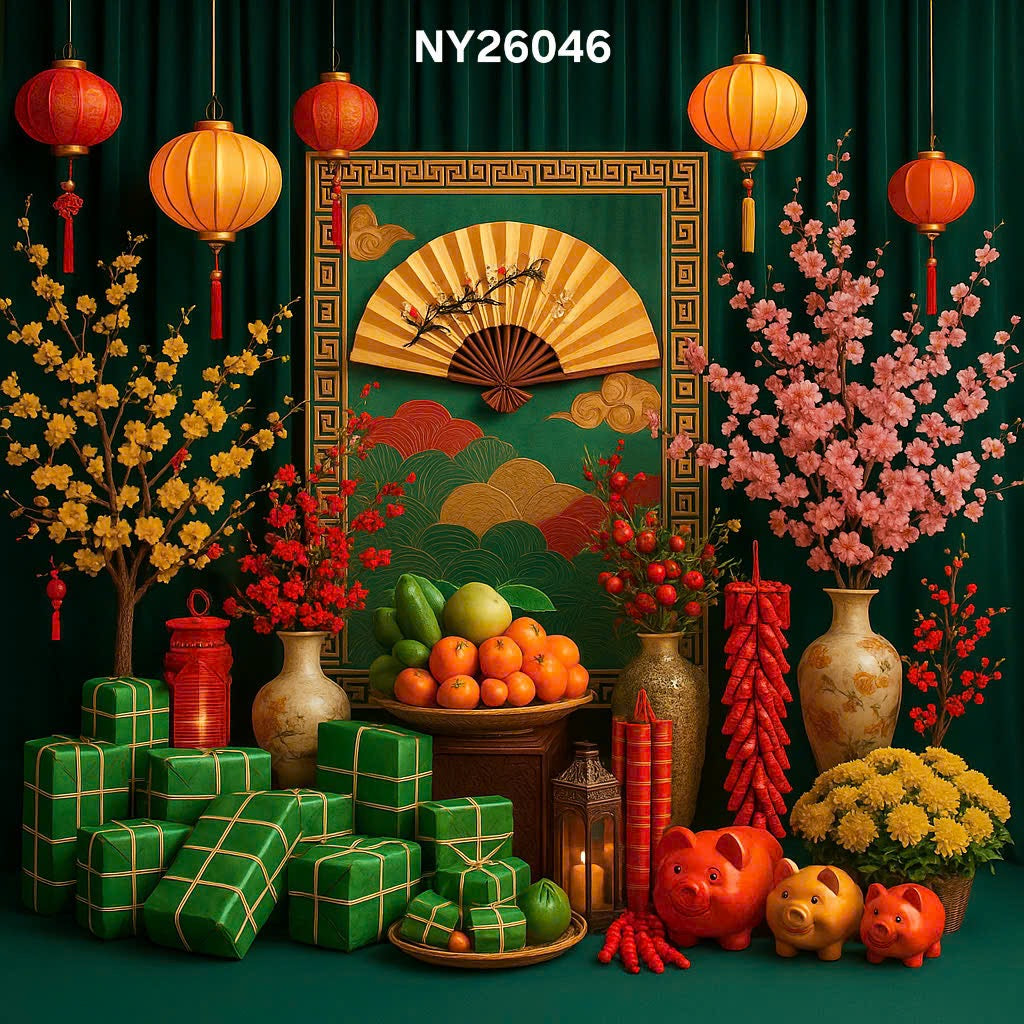 NY26046 - Tet Backdrop (Phông Nền Tết 2026)