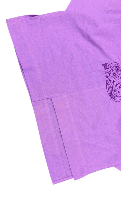L136->141 - Áo Linen Thêu chữ nhật