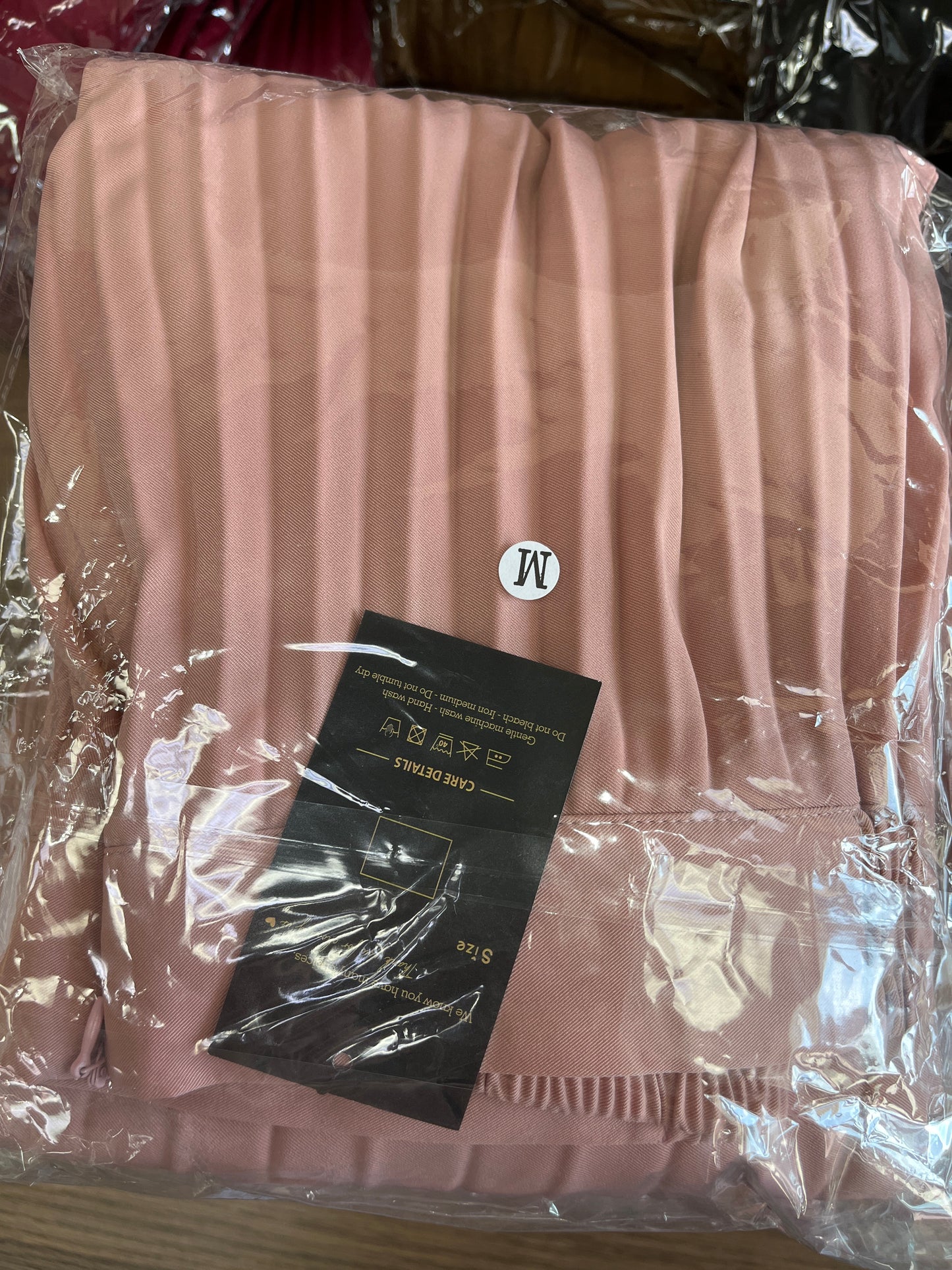 R04 - Quần Dập Ly Hồng Da