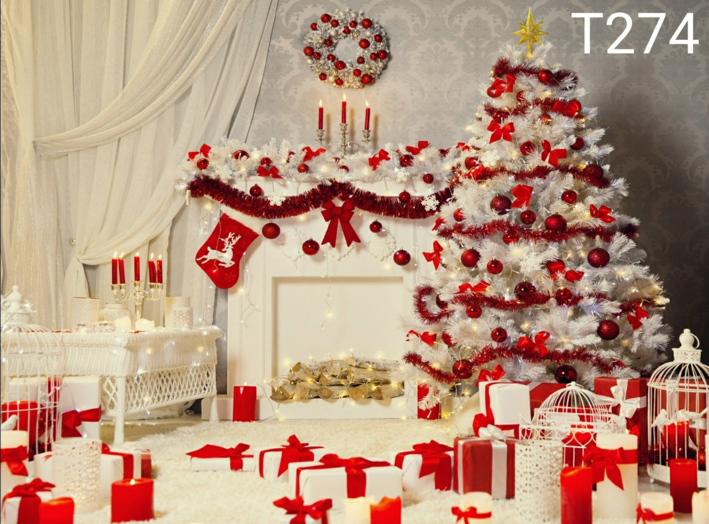 T274 - Christmas Backdrop (Phông nền Giáng Sinh)❗️PRE-ORDER❗️