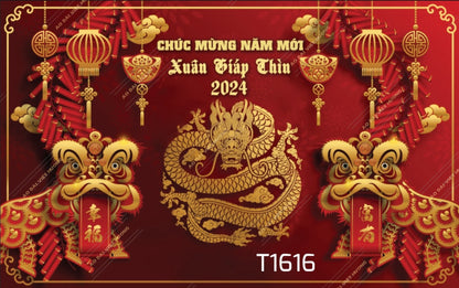 T1616 - Tet Backdrop 2024 (Phông Nền Tết 2024)