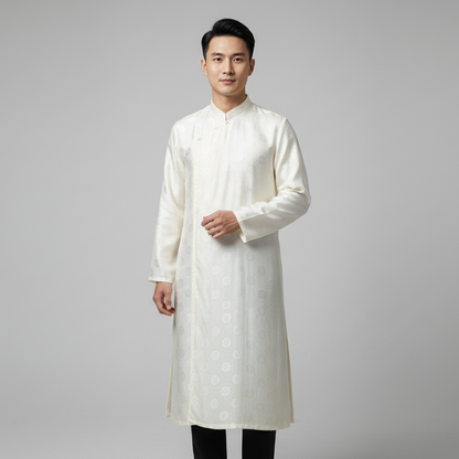 A81 - Men’s Áo Dài Nha Xá Silk
