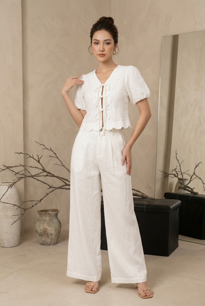 L92->95 - Set Linen with pants