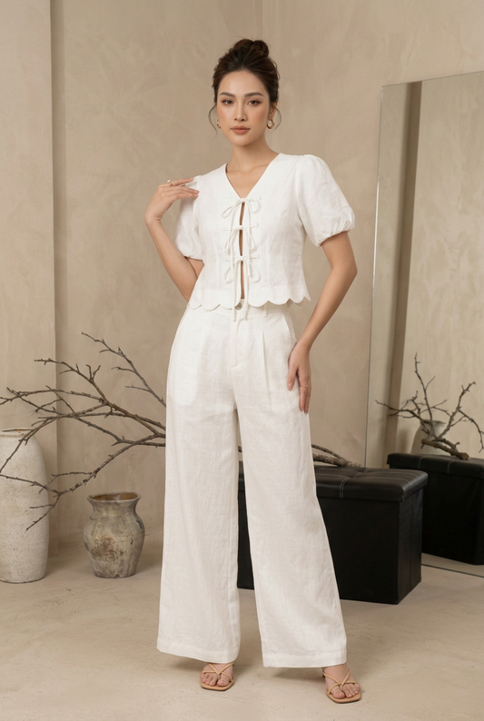 L92->95 - Set Linen with pants