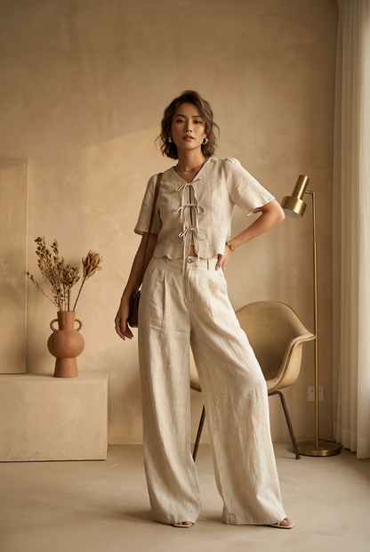 L92->95 - Set Linen with pants