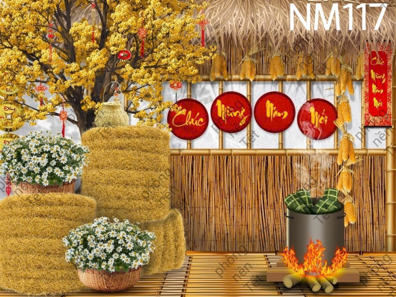 NM117 - Tet Backdrop 2025 (Phông Nền Tết 2025)