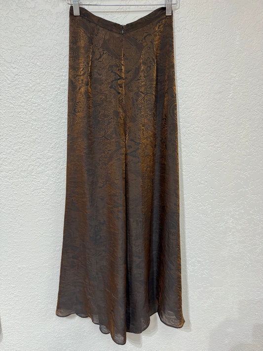 R51 - Flared Pants Tencel Nâu Đen | Quần Ống Xéo