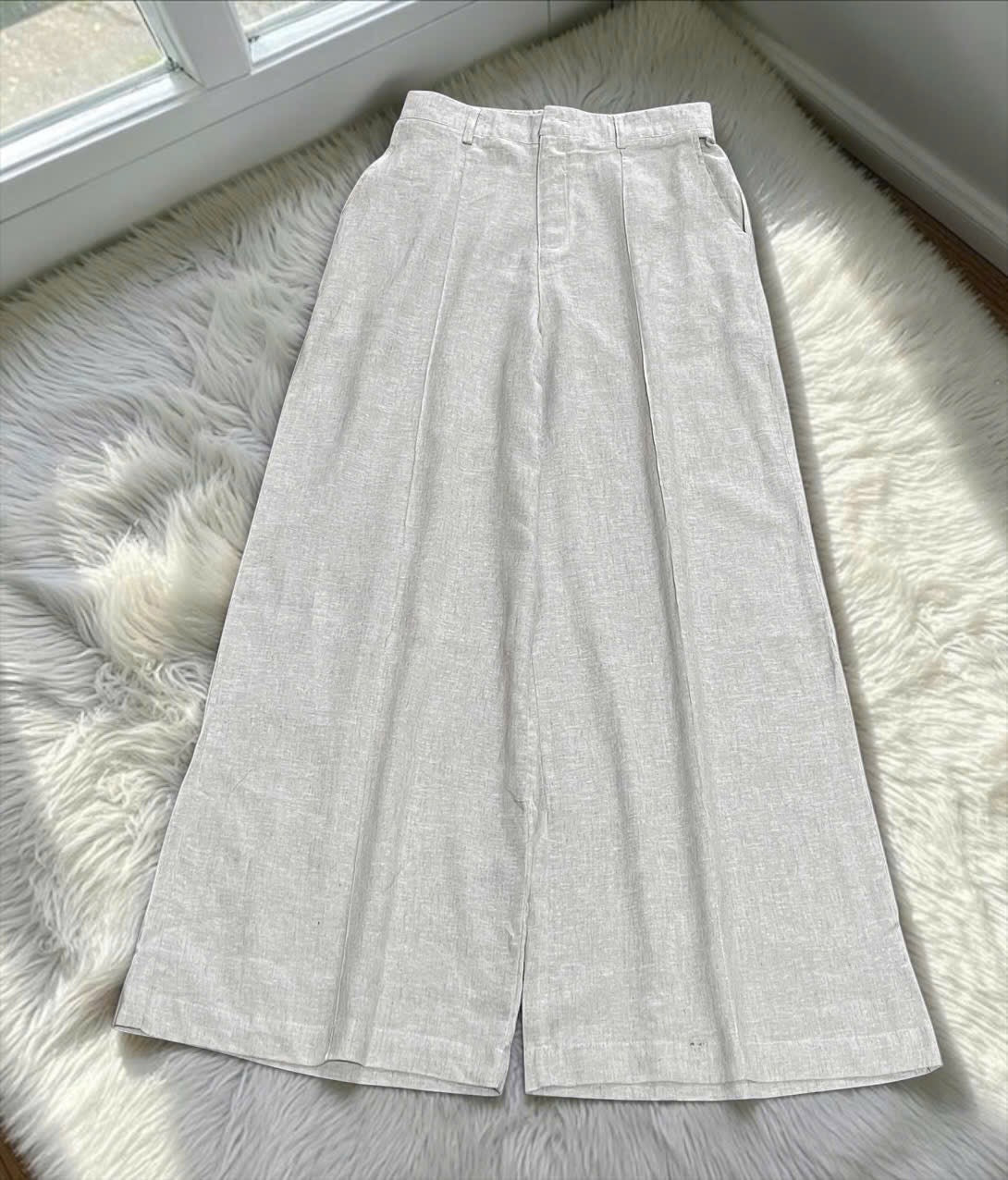 L33->38 - Blend Linen Trousers