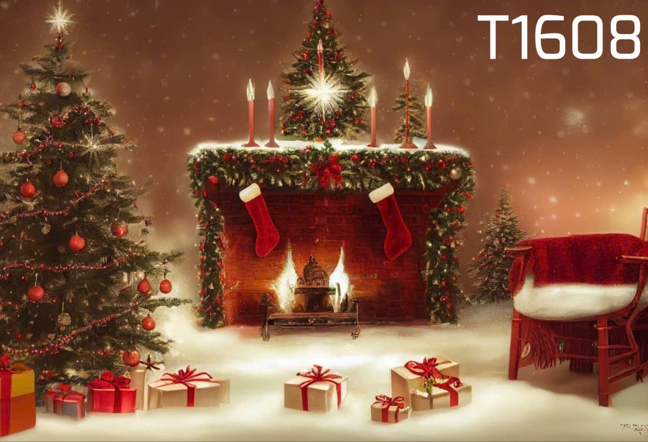 T1608 - Christmas Backdrop (Phông nền Giáng Sinh)❗️PRE-ORDER❗️