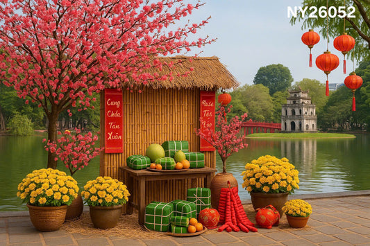 NY26052 - Tet Backdrop (Phông Nền Tết 2026)