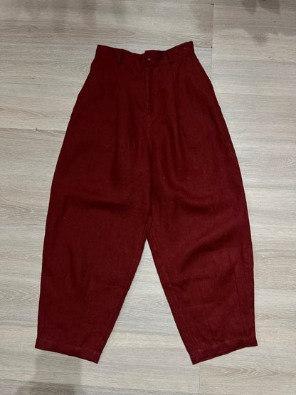L120/121/123 - Quần Linen Baggy. Final sale (no return/exchange)