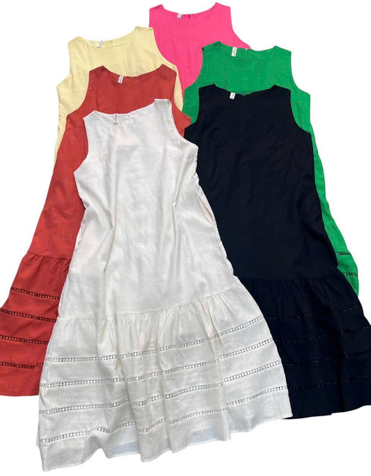 L61->77 - Linen Blend Dress