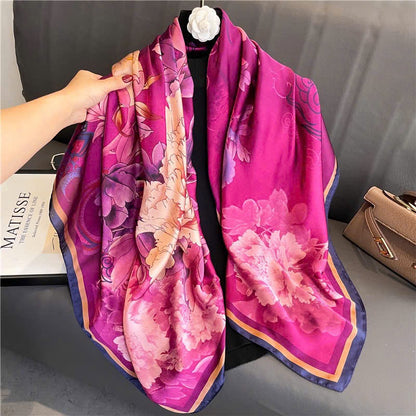 Square Silk Scarf 90x90cm