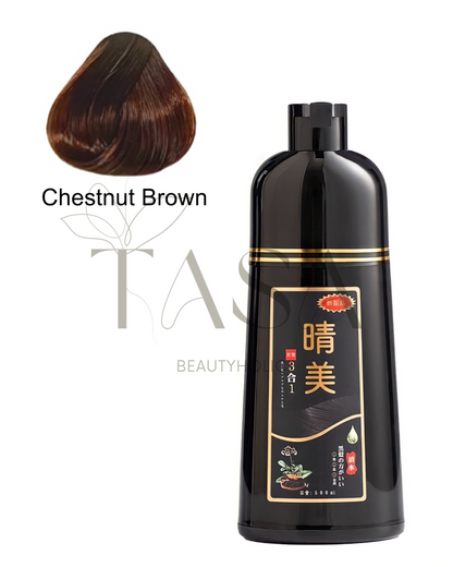 003 - KOMI JAPAN Hair Dye Shampoo - Chestnut Brown