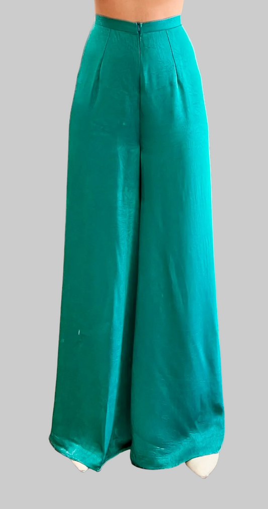 R57 - Flared Pants Tiêu Giao Silk | Quần Ống Xéo