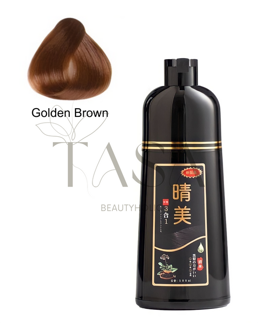 008 - KOMI JAPAN Hair Dye Shampoo - Golden Brown