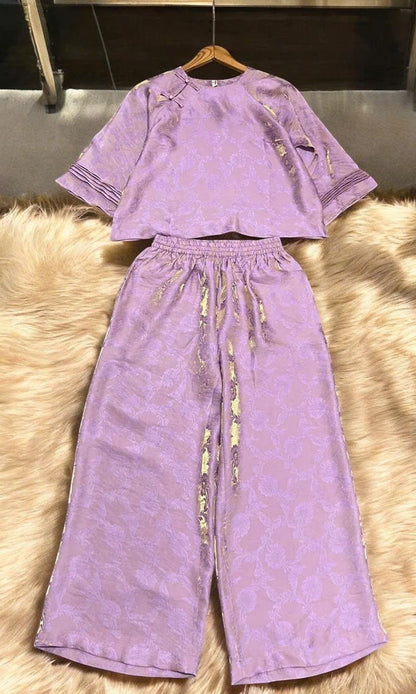 L9->14 - Set Tencel Pháp Phục Tay Xếp Ly | Kèm Quần