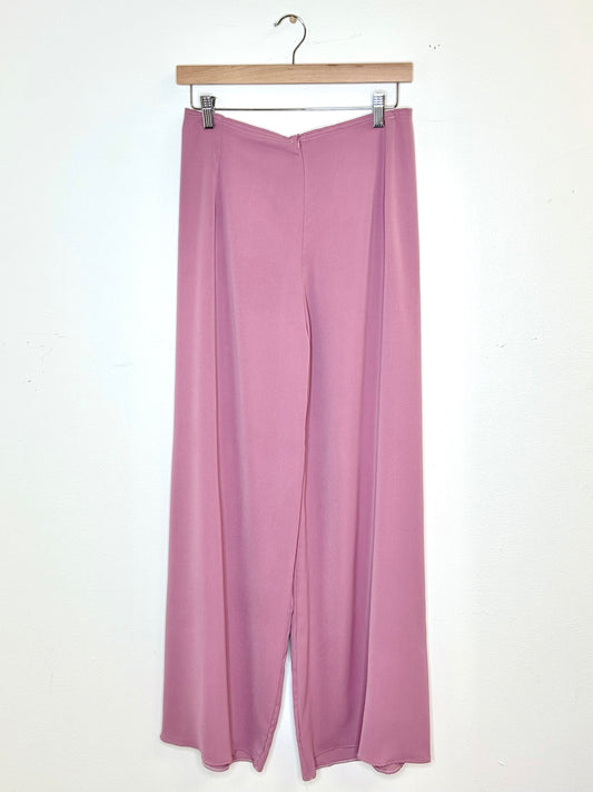 R7 - Regular Pants Mỹ Silk Earthy Pink (quần không bóng ống thường lụa Mỹ)