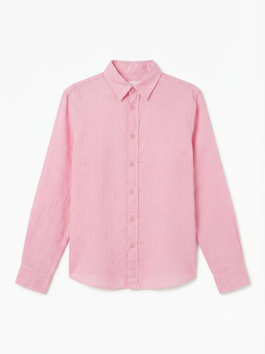 L165->170 - 100% Linen Polo Shirt
