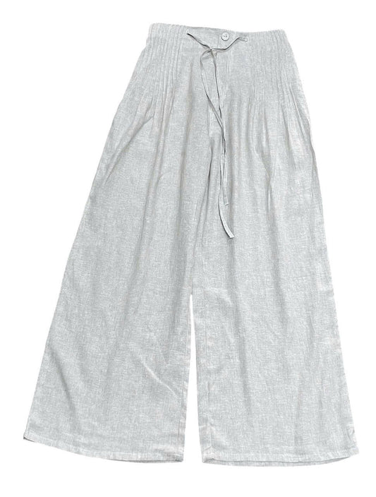 L28->49 - Quần Linen Blend Xếp Ly