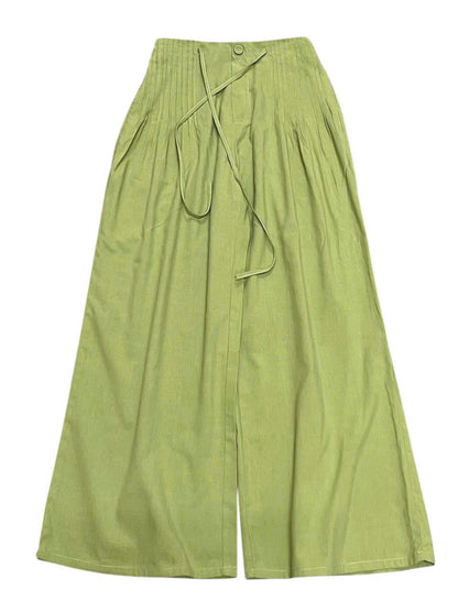L28->49 - Quần Linen Blend Xếp Ly