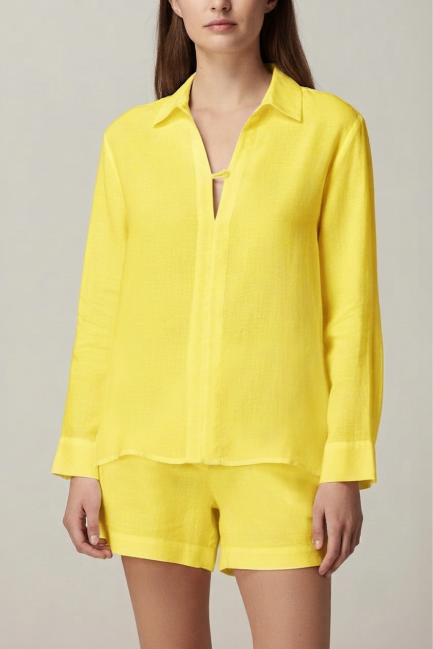 L80->102 - 100% Linen Shirt