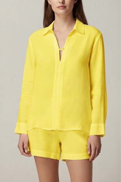 L80->102 - 100% Linen Shirt