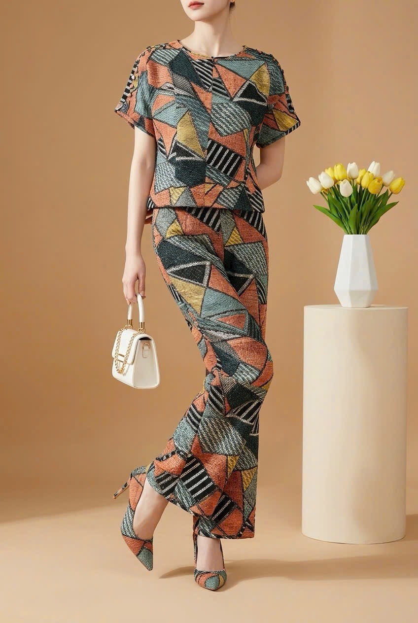 L27->32 - Set Đồ Bộ Lụa Mango | Kèm Quần