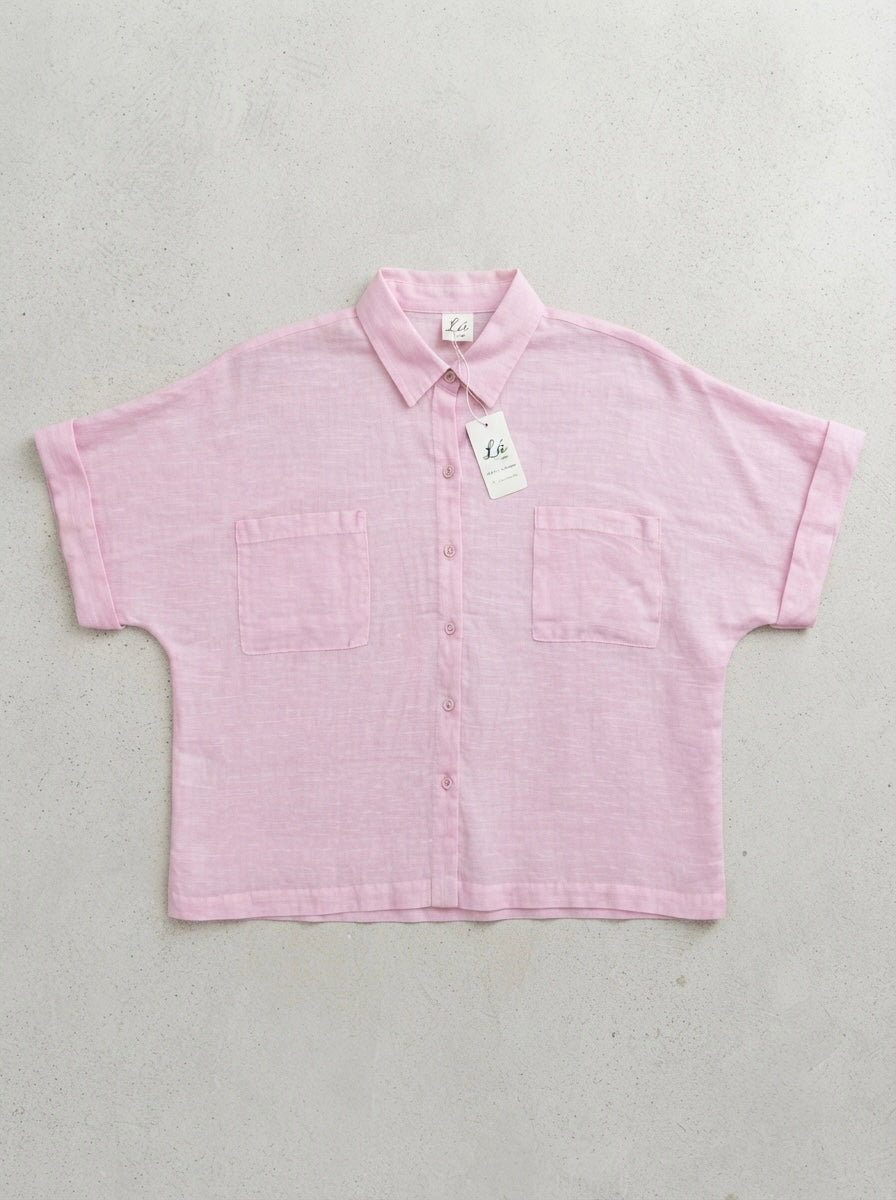 L171->173 - 100% Linen Short Sleeves