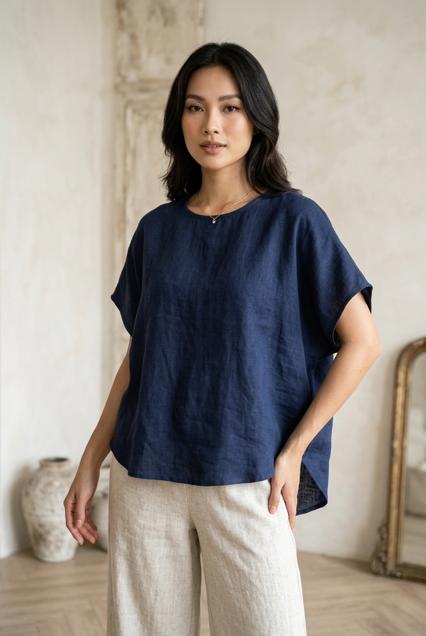 L83/L88 - Áo Linen Tay Dơi
