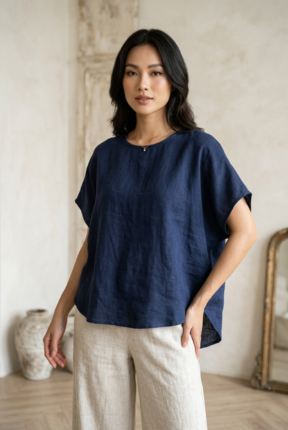 L83/L88 - Áo Linen Tay Dơi